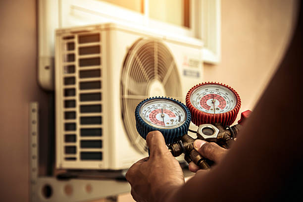 Professional Hvac Installation technician working in Moravian Falls, NC